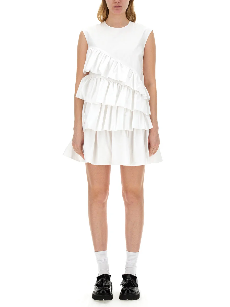 Msgm Mini Dress with Ruffles