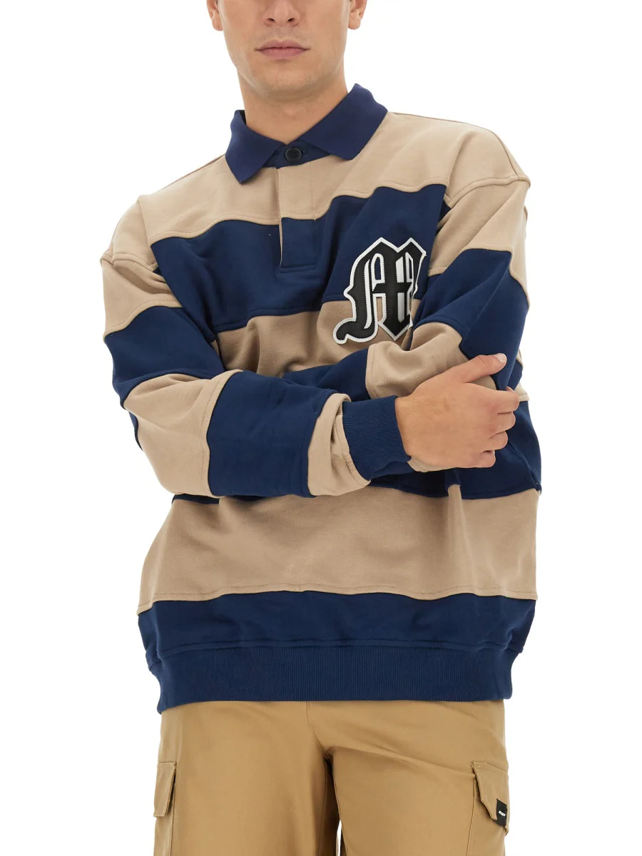 Msgm Oversized Sweatshirt with Logo - Image 4