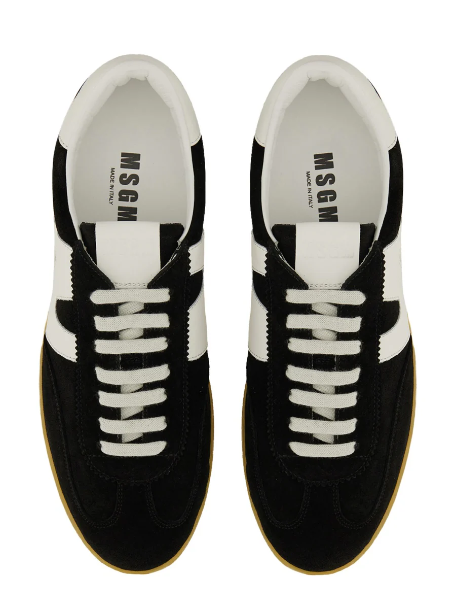 Msgm Retro Suede Sneakers for Men - Image 6