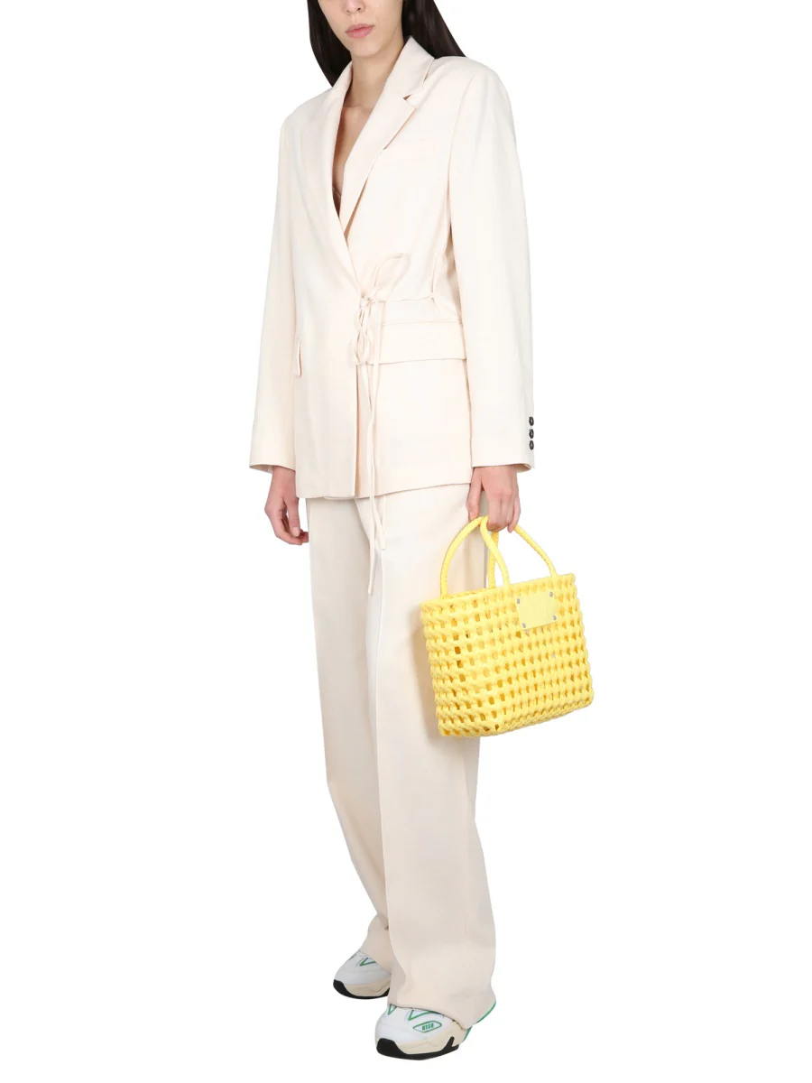 MSGM Single-breasted Tie-fastening Blazer - Image 2