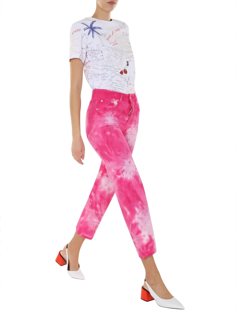 Msgm Women's Cropped Mini Jeans - Image 2