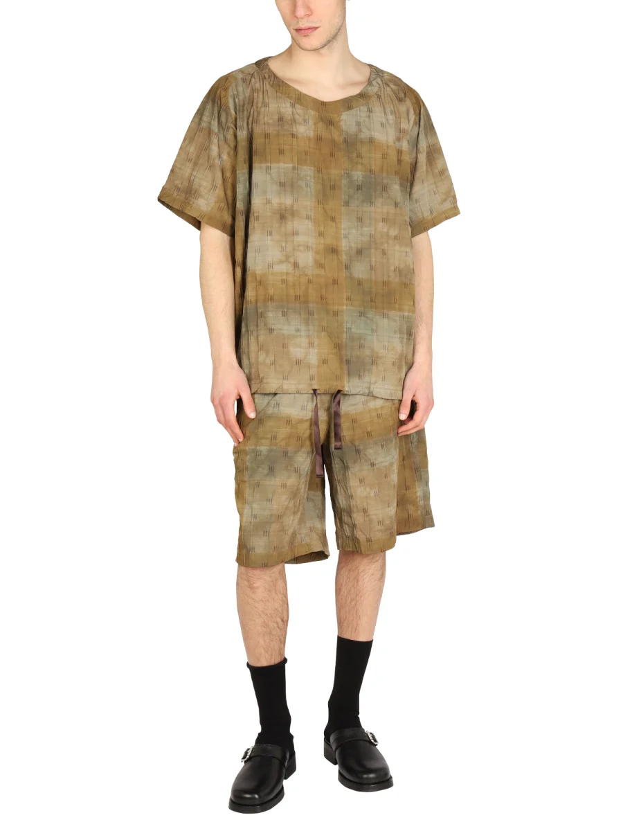 NEEDLES Boxy Fit Crew Neck T-Shirt - Image 2
