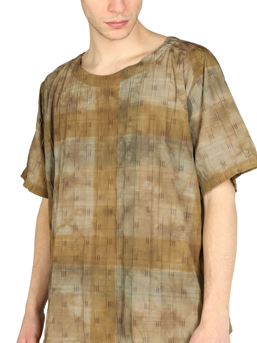 NEEDLES Boxy Fit Crew Neck T-Shirt - Image 4