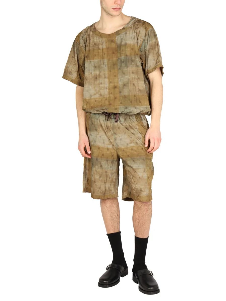 Needles Elastic Drawstring Bermuda Shorts - Image 2