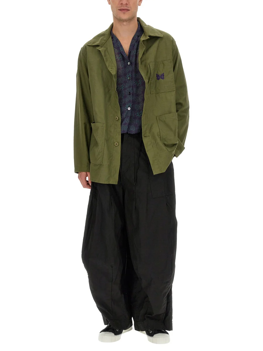 NEEDLES Embroidered Cotton Shirt Jacket - Image 2