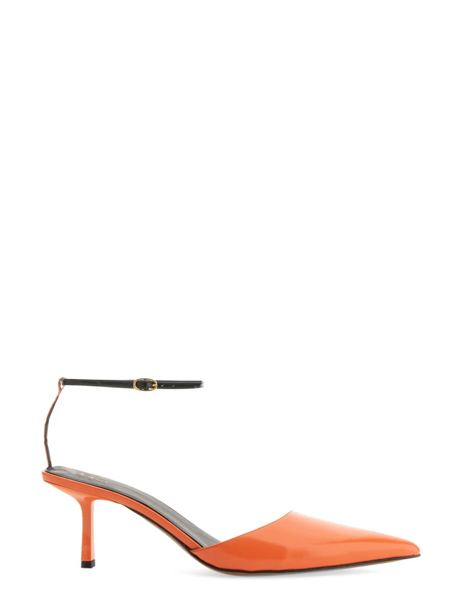 NEOUS Leather Heeled Pumps