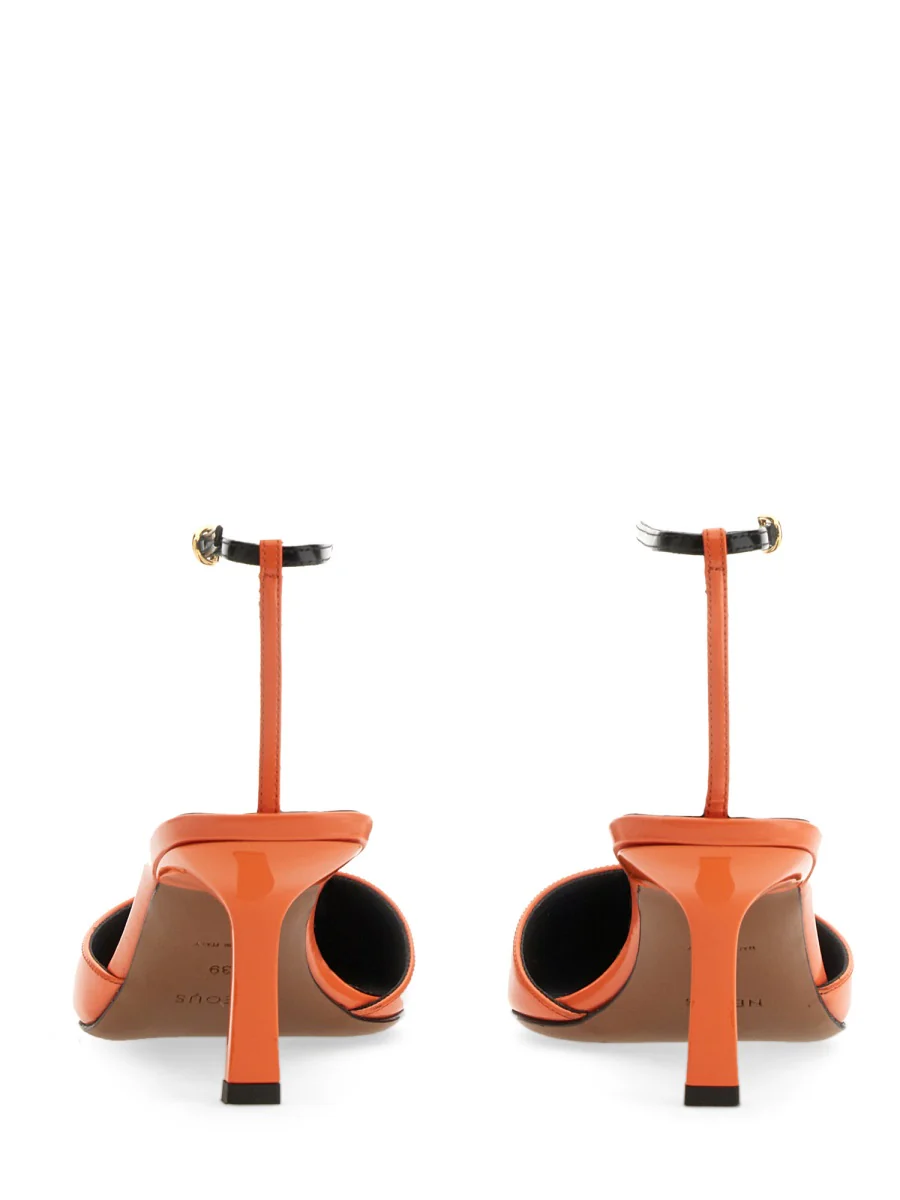 NEOUS Leather Heeled Pumps - Image 3