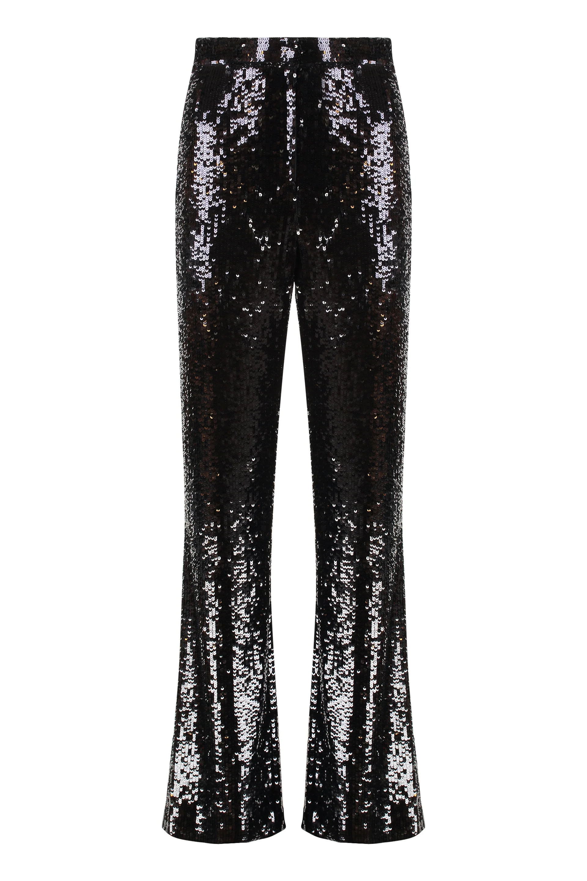 Nili Lotan Sequin-embellished Flared Trousers