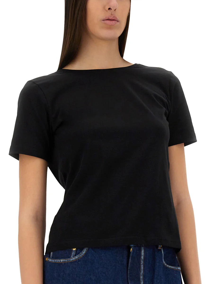 Nina Ricci Slim Fit T-Shirt with Back Neckline - Image 4