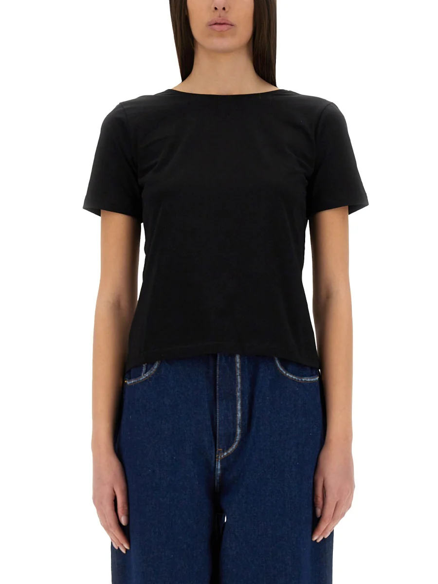 Nina Ricci Slim Fit T-Shirt with Back Neckline - Image 5