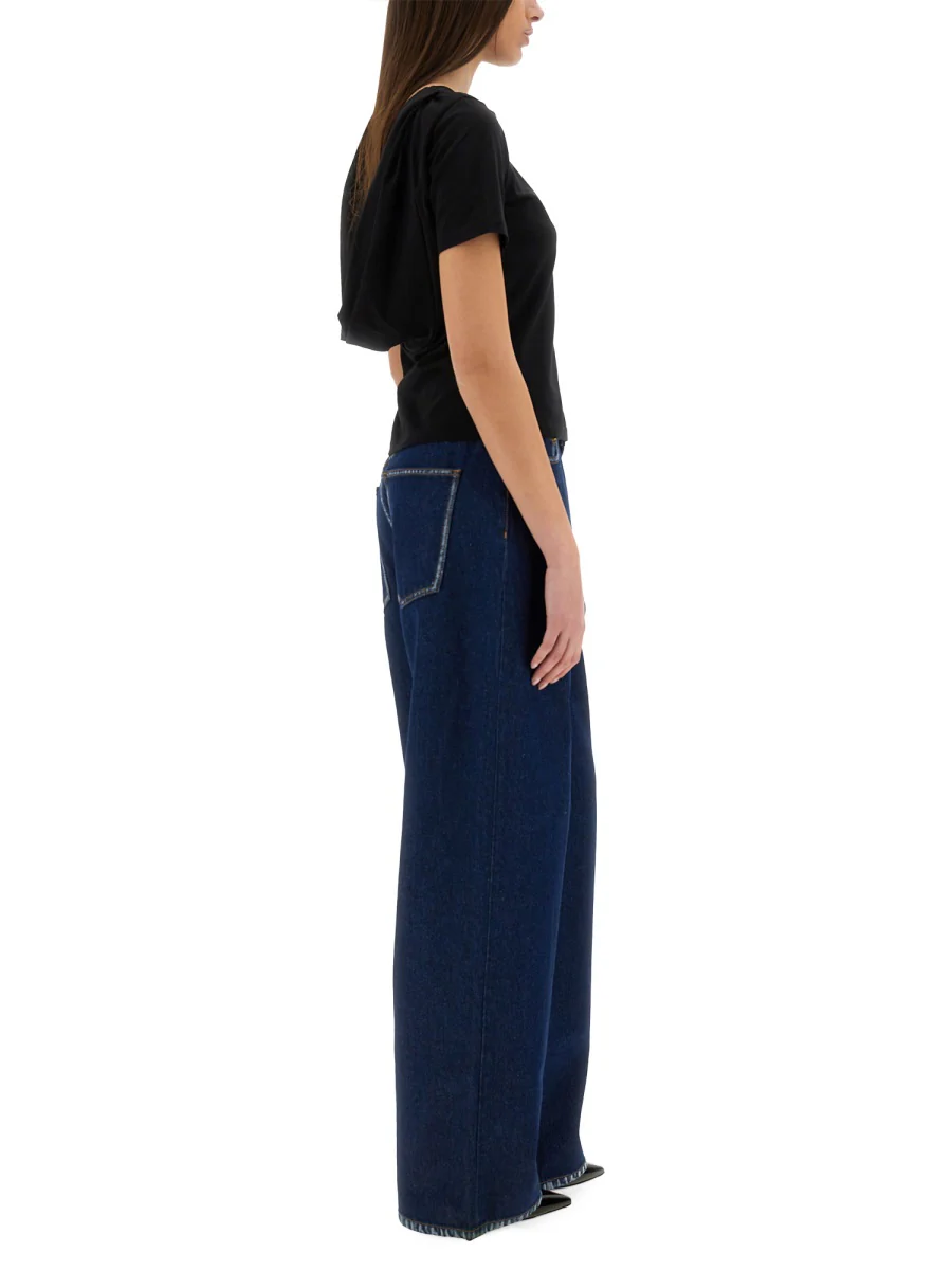 Nina Ricci Slim Fit T-Shirt with Back Neckline - Image 6