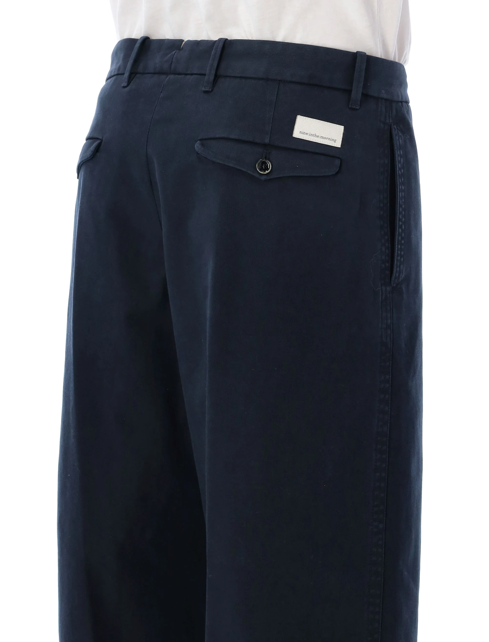 Nine In The Morning Fluid Leg Chino Trousers - Size 48 - Image 3