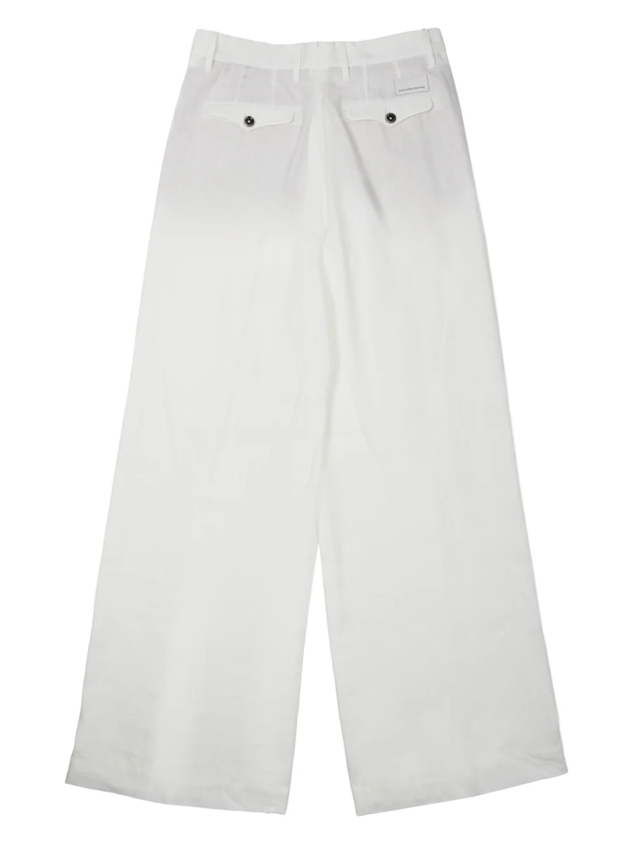 Nine:inthe:morning Sleek Linen Blend Trousers for Women - SS26 - Image 2