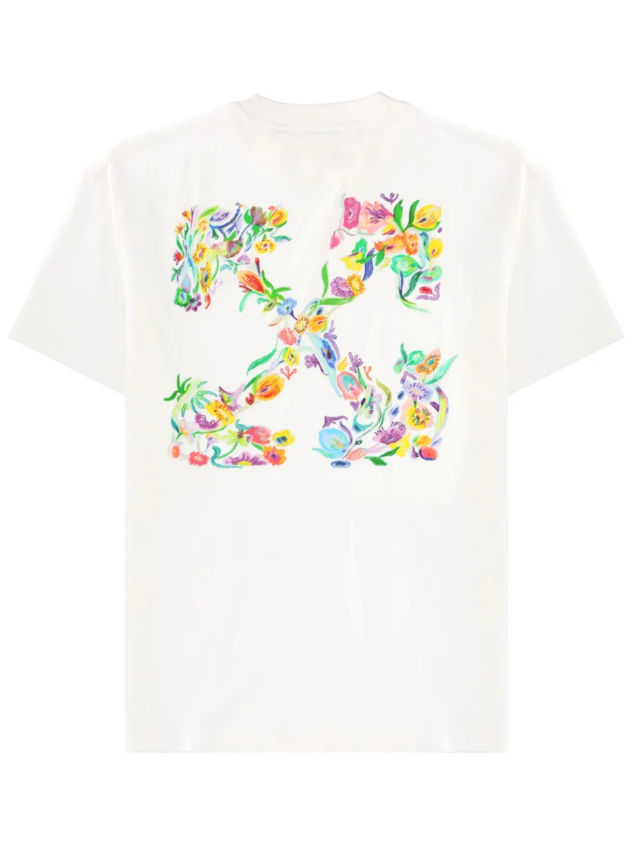 OFF-WHITE Arrow Glowing Flower T-shirt for Women - Image 2
