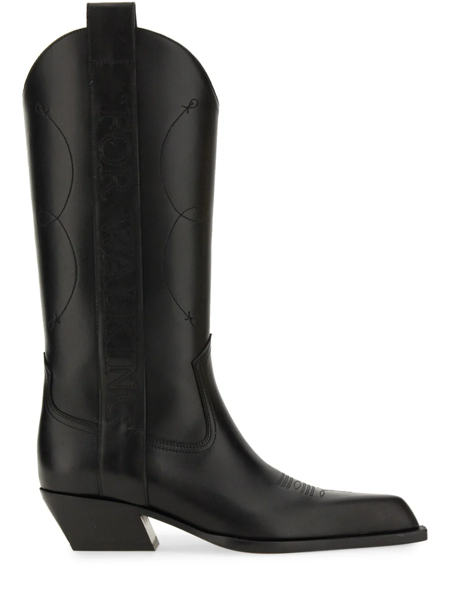 OFF-WHITE For Walking Texan Ankle Boots for Women
