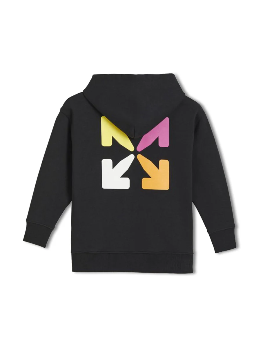 Off-white Girls' Mini Cotton Hooded Sweatshirt - Image 2