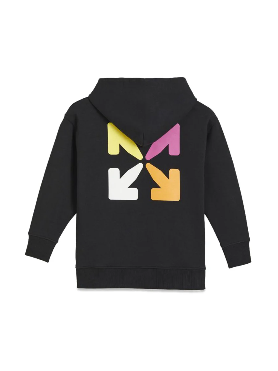 Off-white Girls' Mini Cotton Hooded Sweatshirt - Image 7
