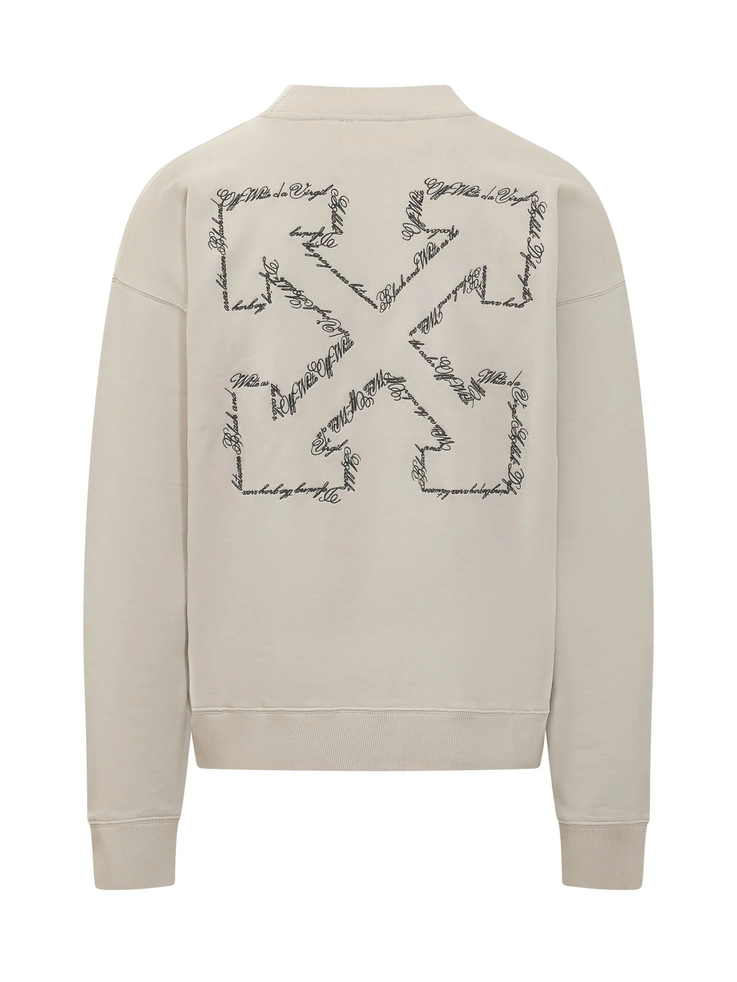 Off-white Giro Neck Logo Sweatshirt - Image 2