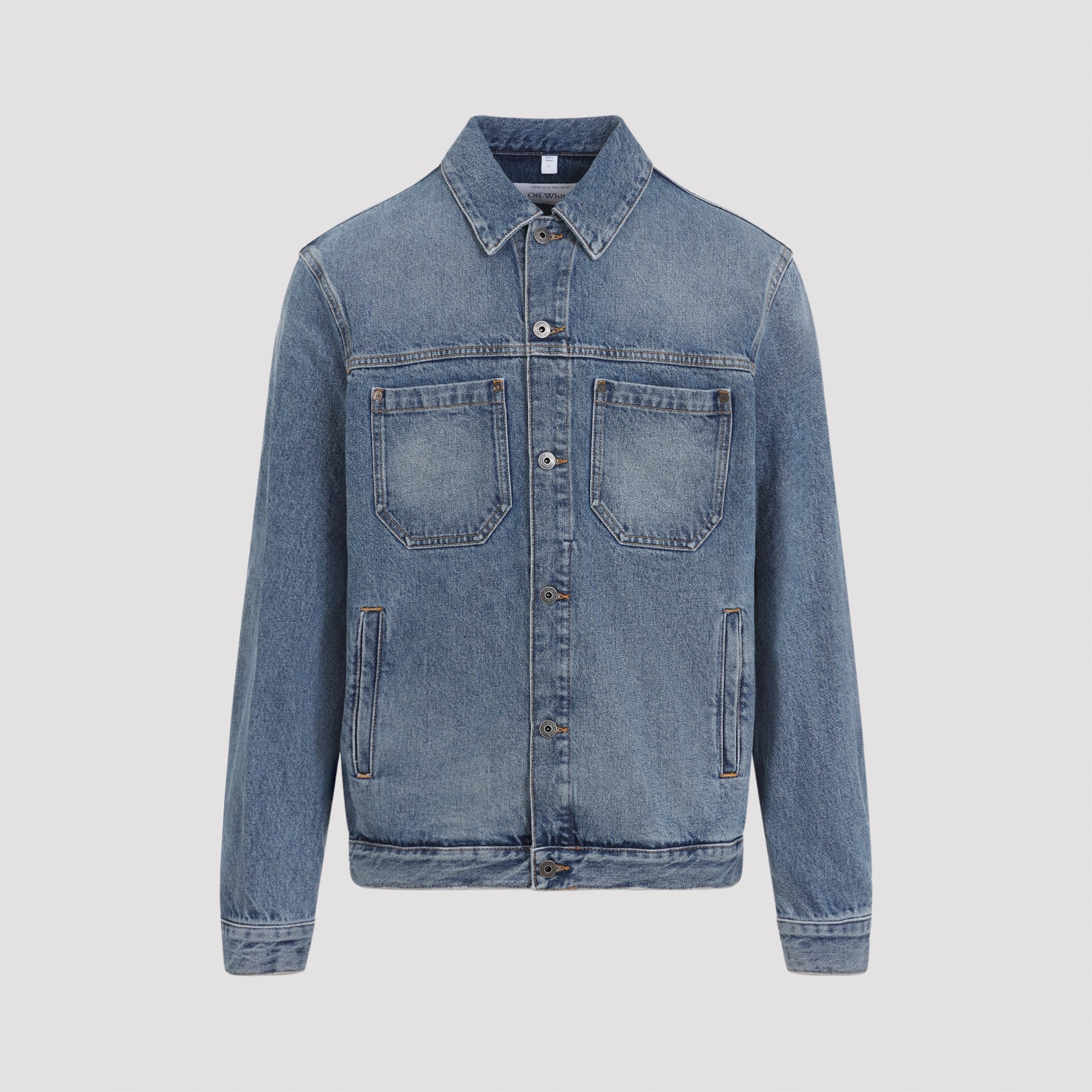 Off-white Half Arrow Skate Denim Jacket - Image 3