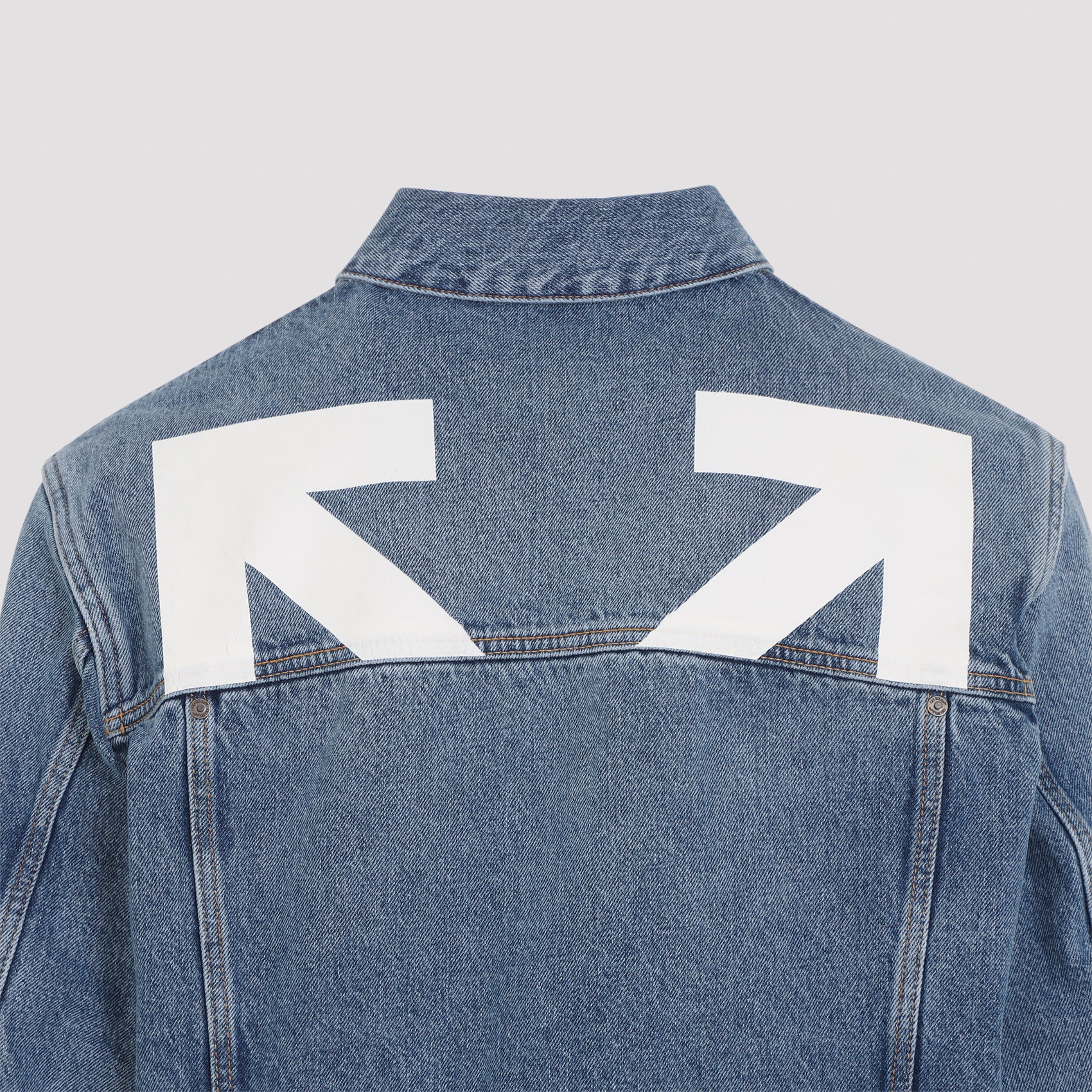 Off-white Half Arrow Skate Denim Jacket - Image 6