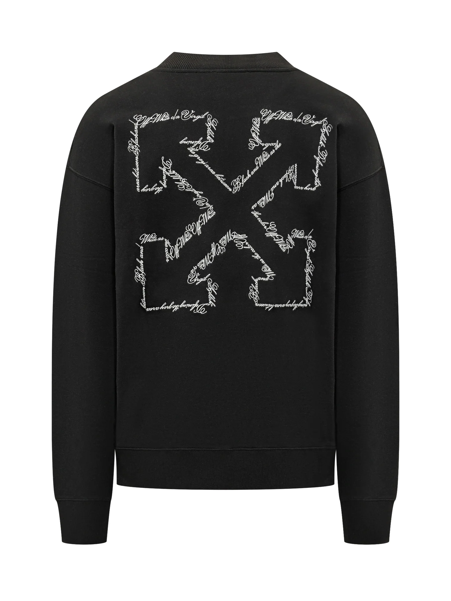 Off-white Luxury Sweatshirt with Iconic Arrow Design - Unisex - Image 2