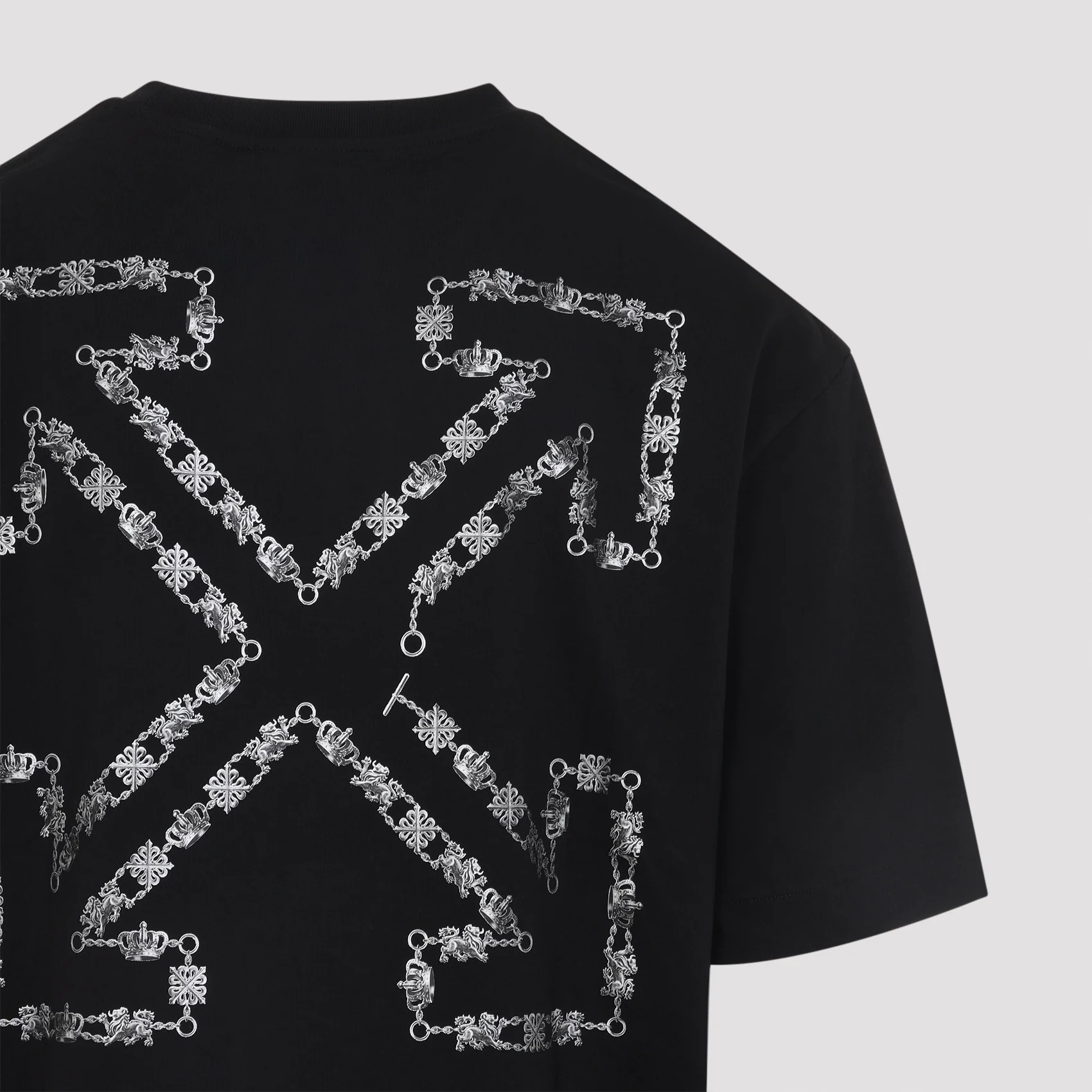 Off-white Mini Chain Araldic Arrow S/S Skate Tee - Image 5
