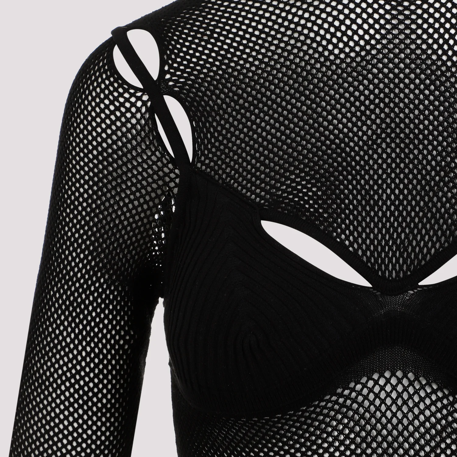 Off-white Net Arrow Bralette Viscose Top - Image 5