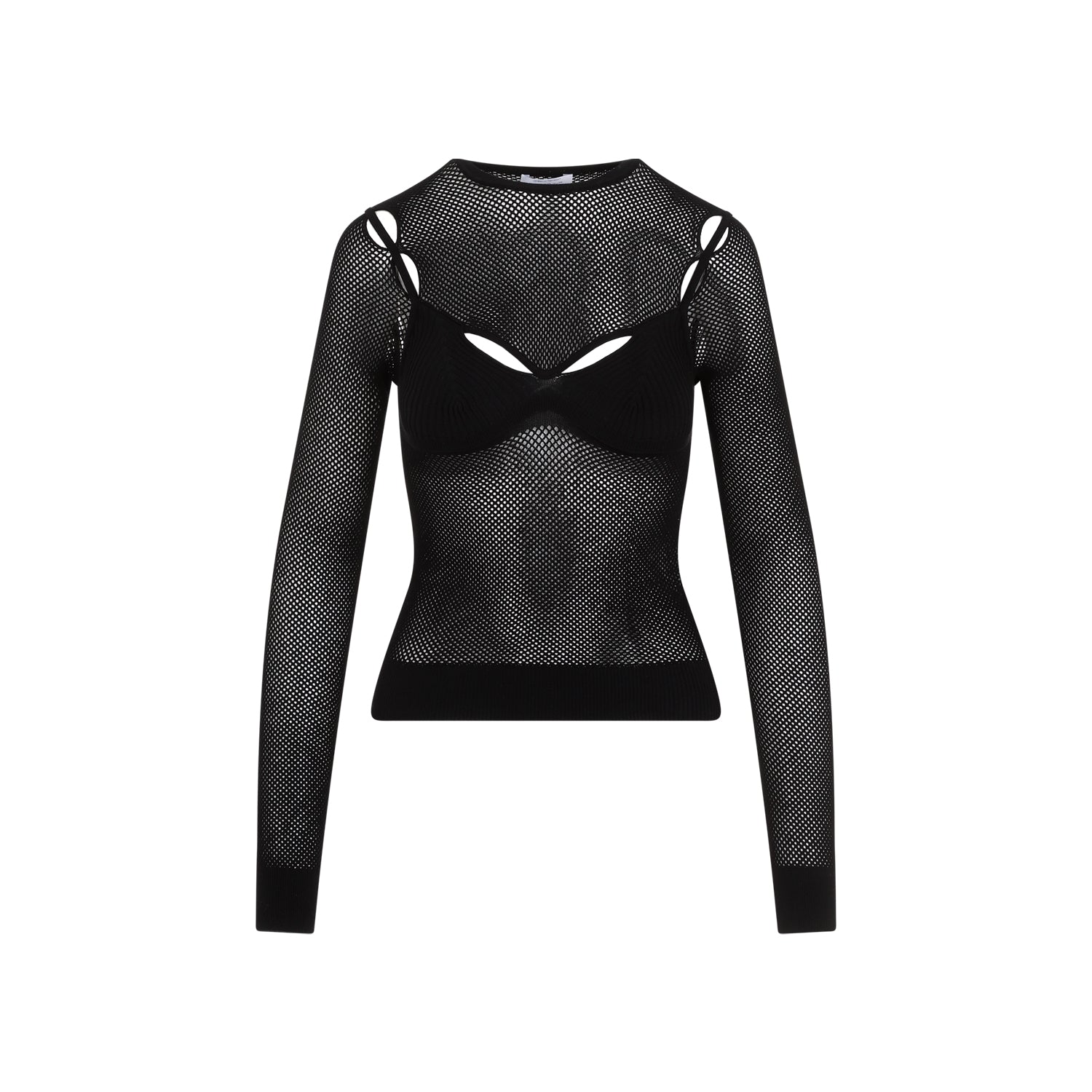 Off-white Net Arrow Bralette Viscose Top - Image 6