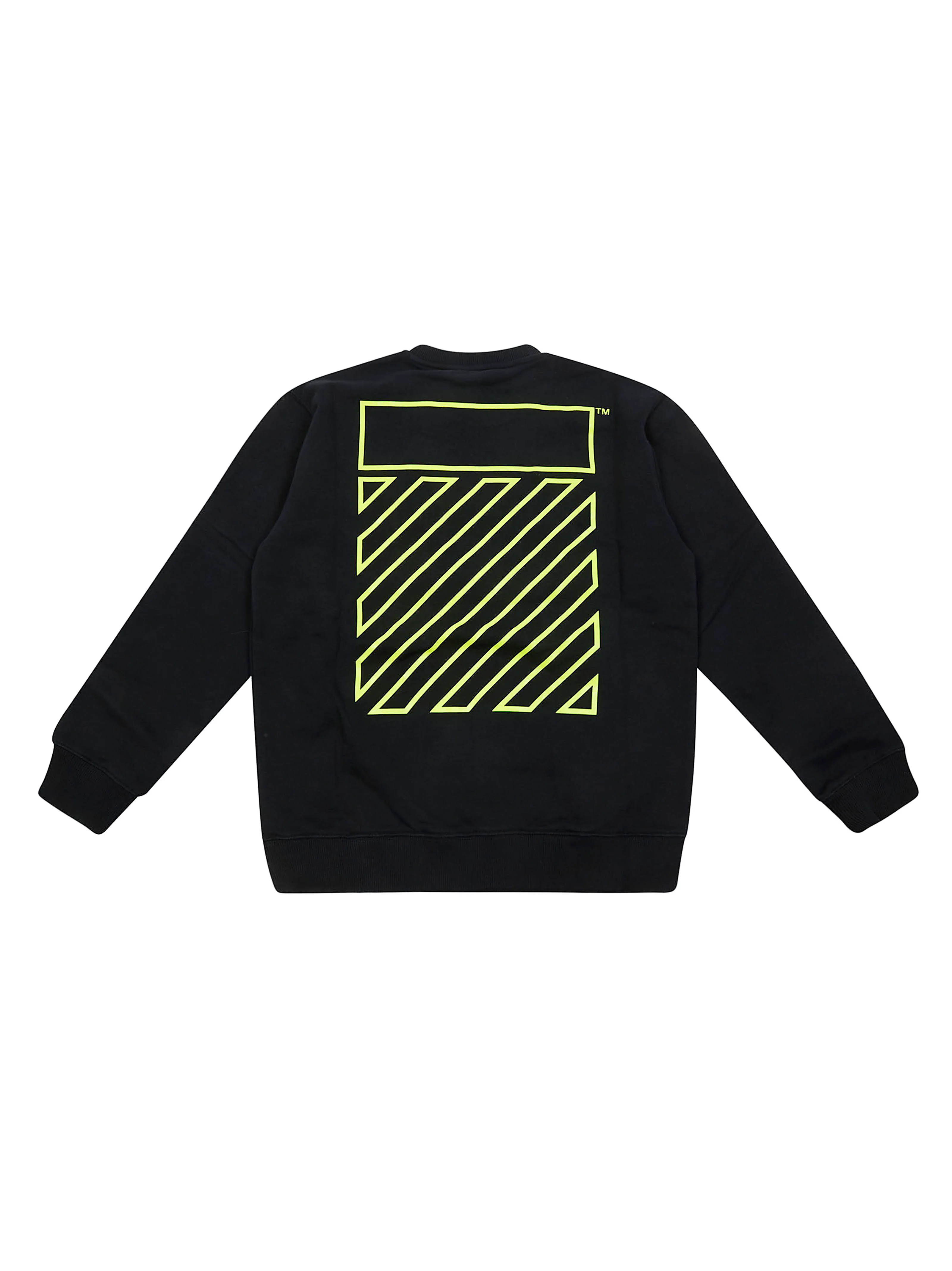 Off-white OFF and Diag Print Crewneck Sweatshirt - Image 2