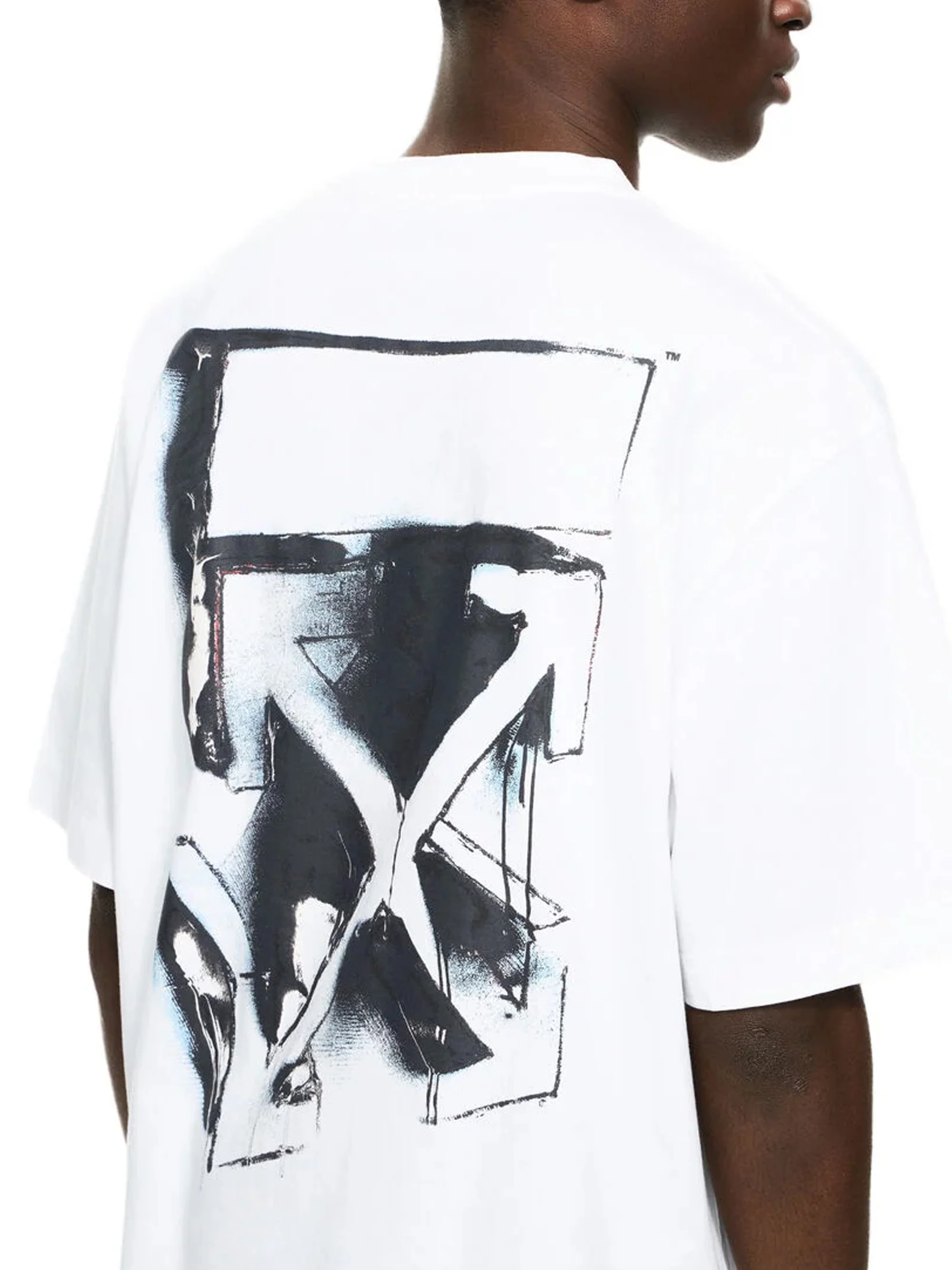 Off-white Off White Paint Arrow Skate T-shirt - Short Sleeve, Cotton - Image 4