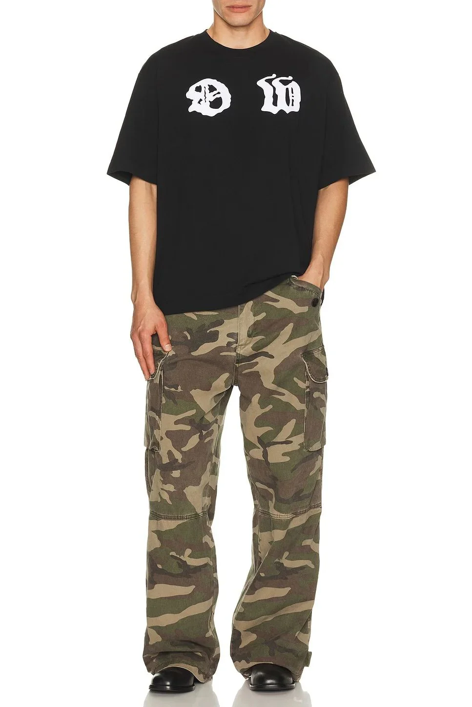 Off-white PaintTheCE ARROW SKATE Mini Short Sleeve Tee - Image 4