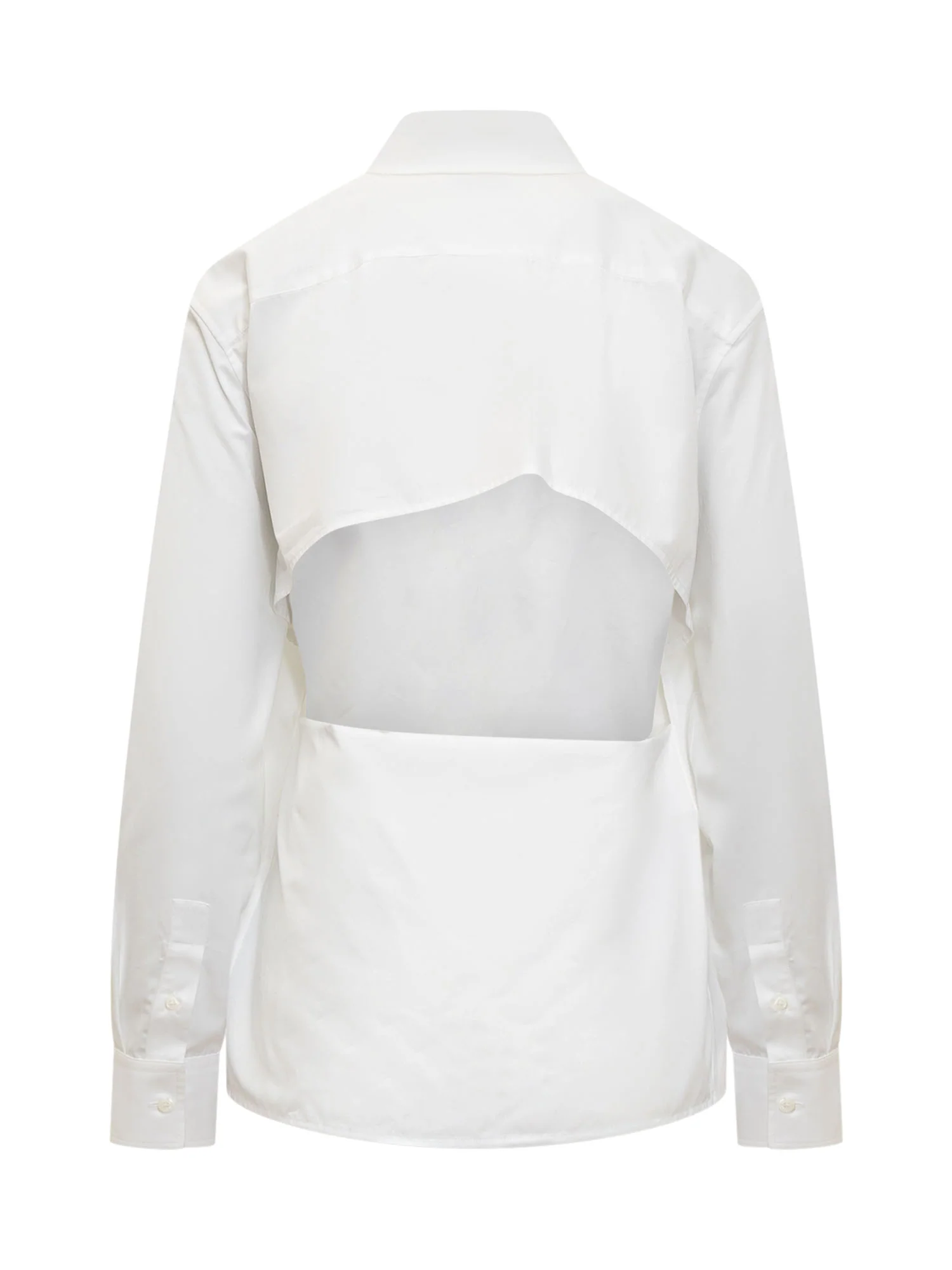 Off-white Poplin Mini Buckle Shirt - Image 2