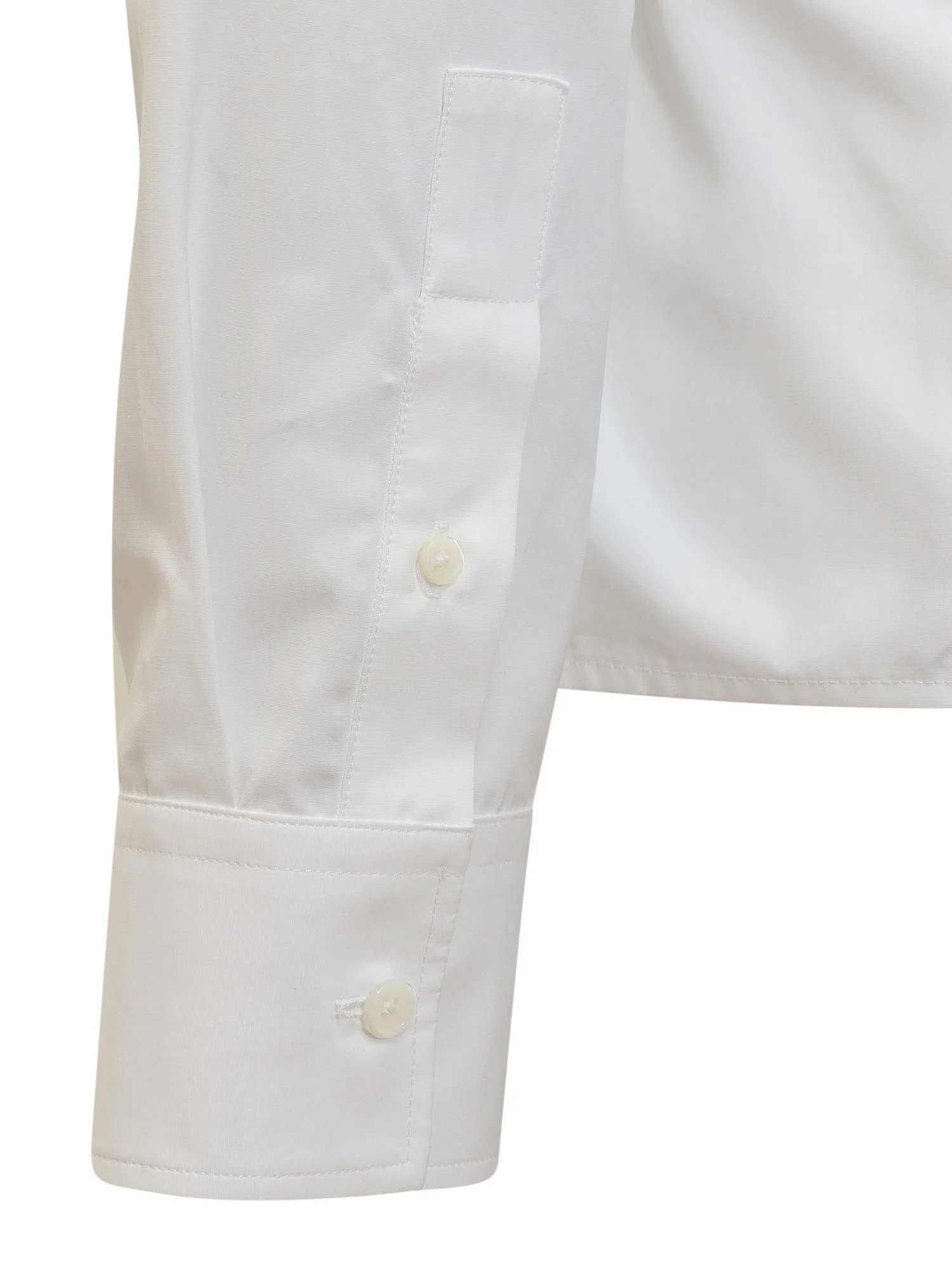 Off-white Poplin Mini Buckle Shirt - Image 3