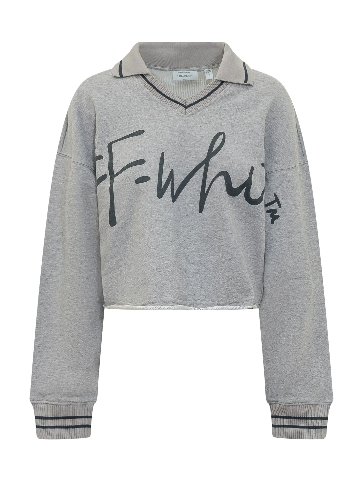 Off-white Relaxed Fit Sweatshirt with Logo