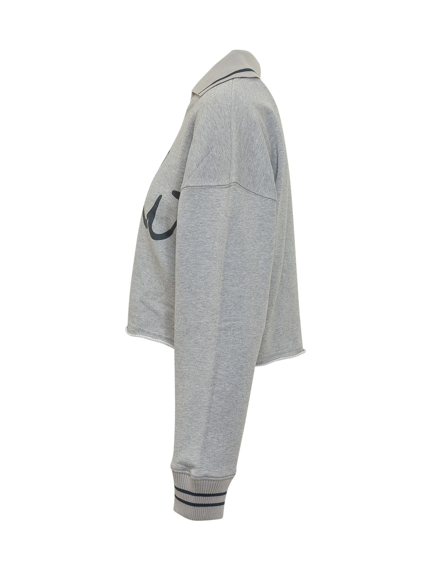 Off-white Relaxed Fit Sweatshirt with Logo - Image 3
