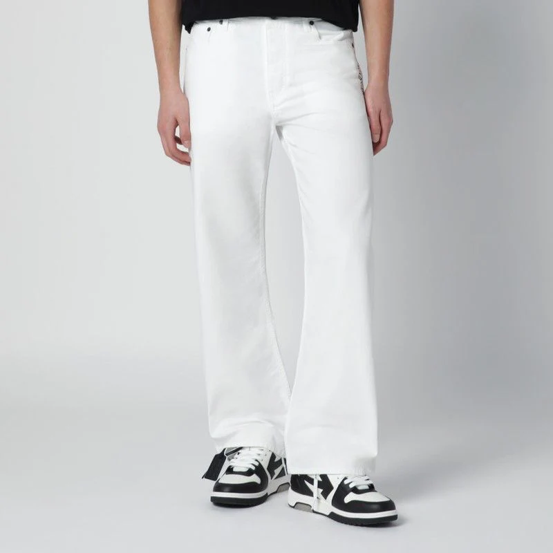 Off-white Slim Fit Half Arrow Canvas Pants