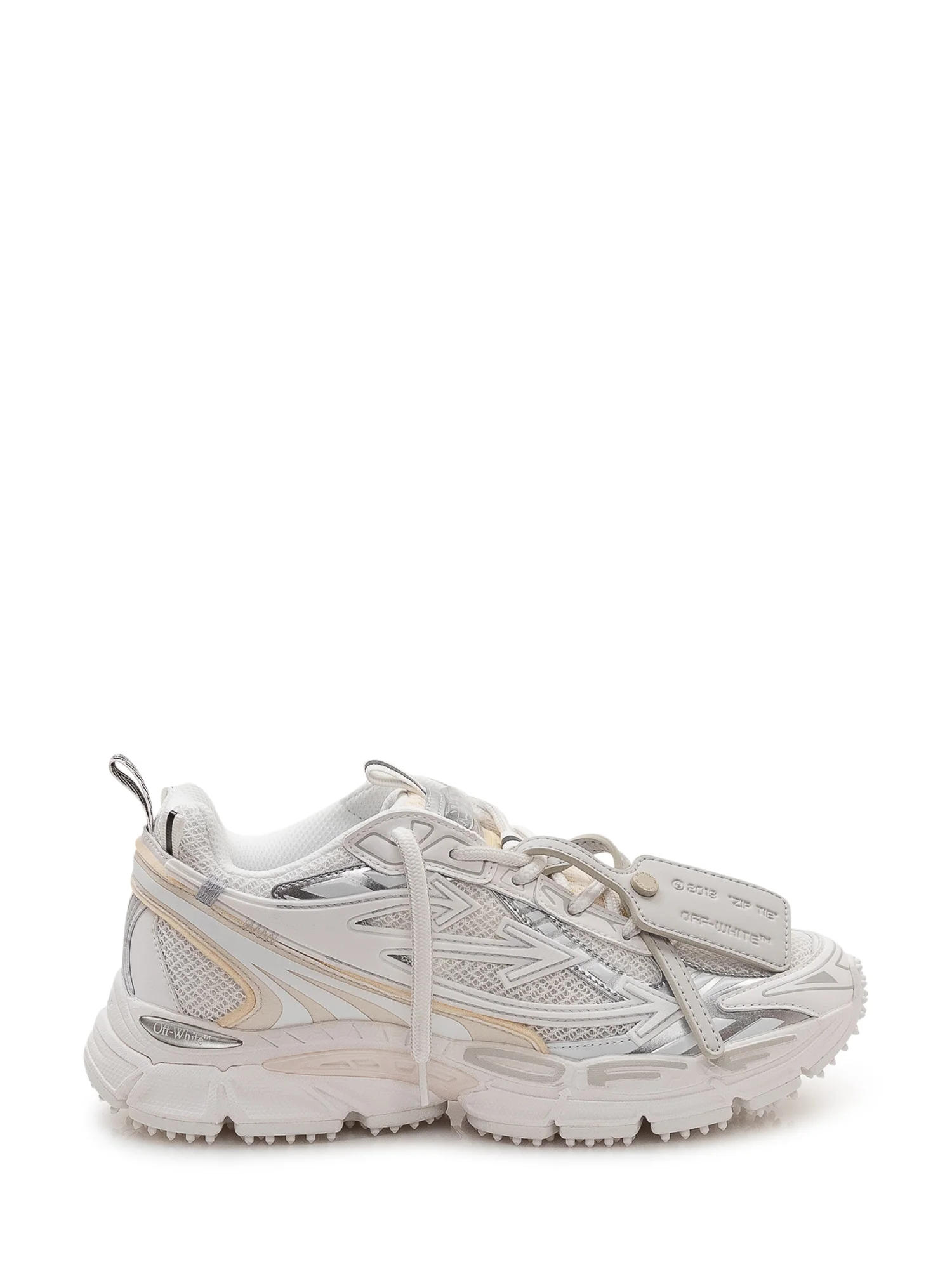 Off-white Sneaker 'Be Right Back' with Technical Inserts - SS26 Collection