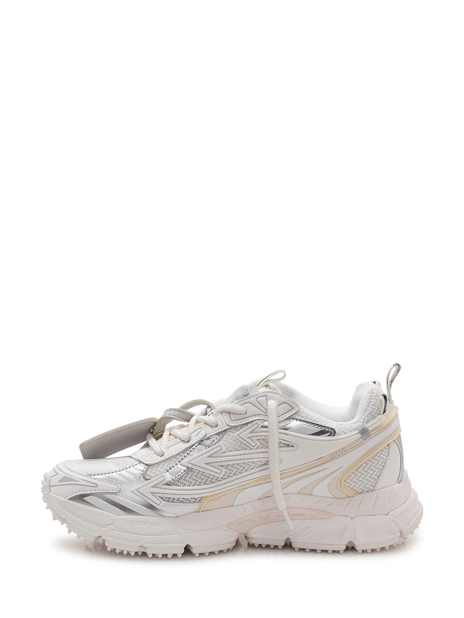 Off-white Sneaker 'Be Right Back' with Technical Inserts - SS26 Collection - Image 4