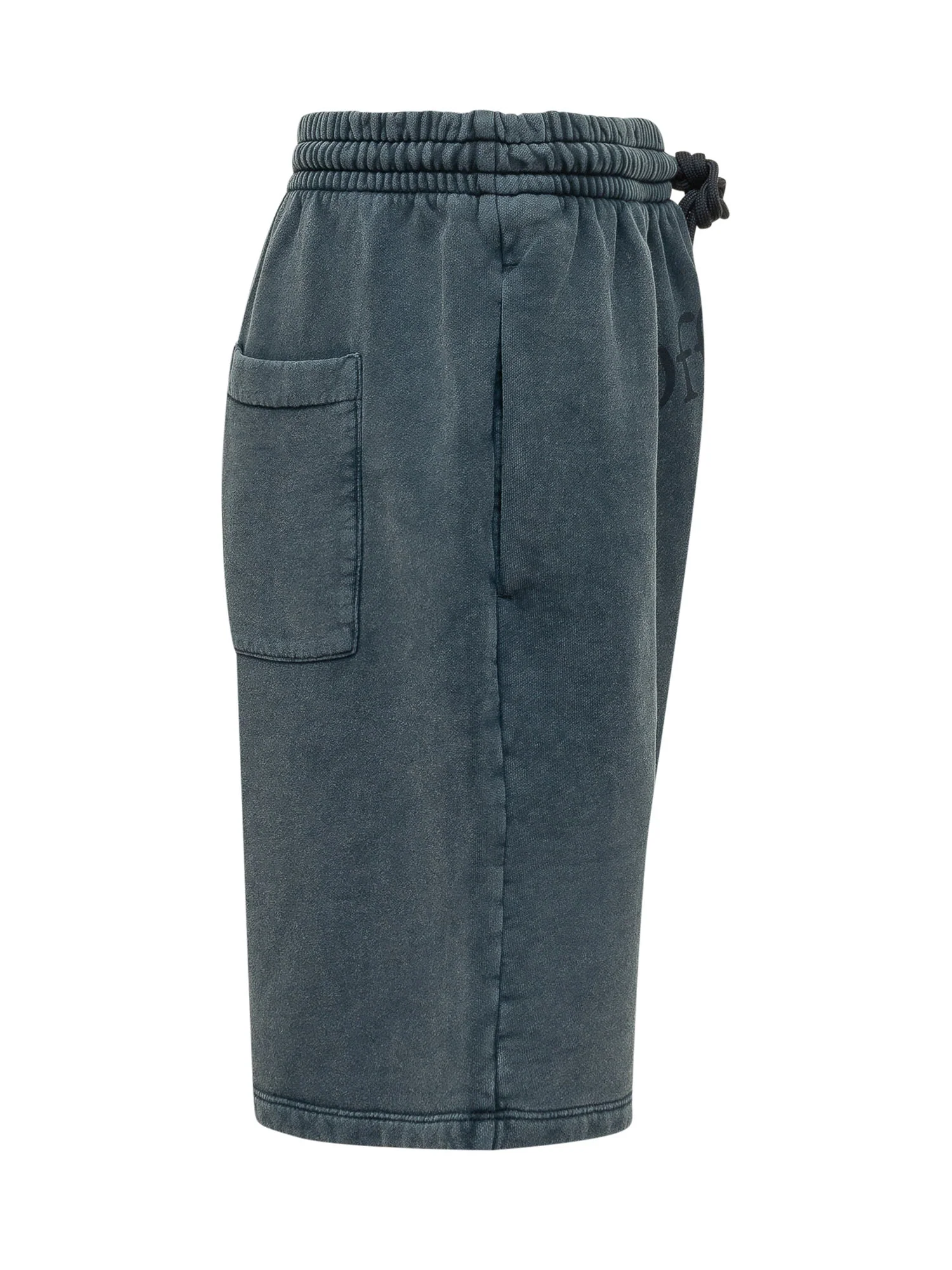 Off-white Sporty Adjustable Mini Shorts - Image 3