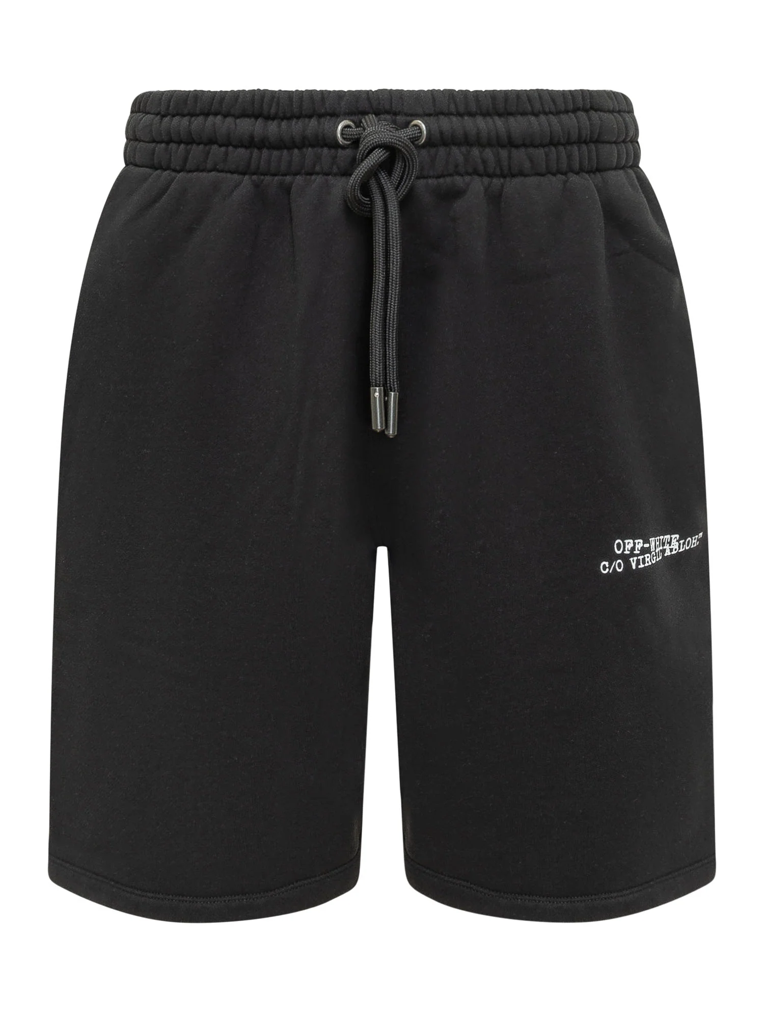 Off-white Sporty Mini Shorts with Drawstring for Summer 2026