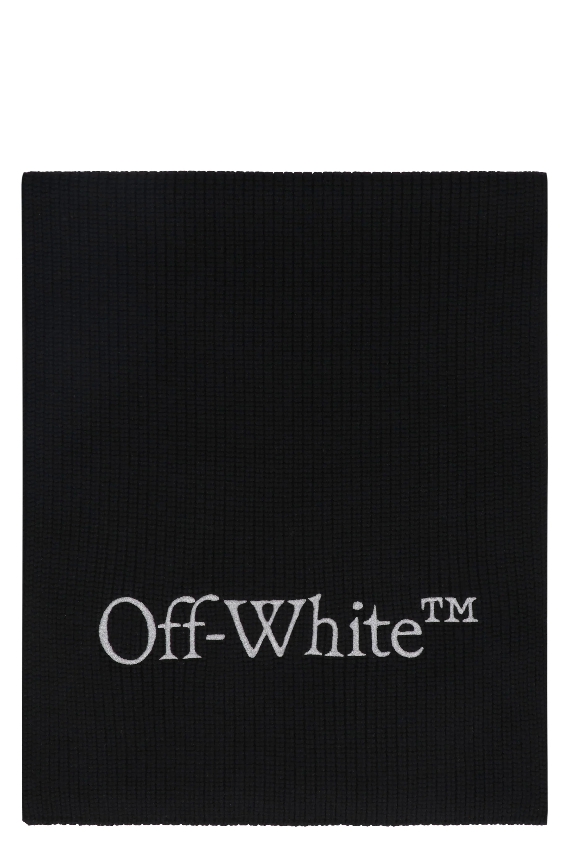 OFF-WHITE Virgin Wool Scarf - 175x35 CM - Image 4