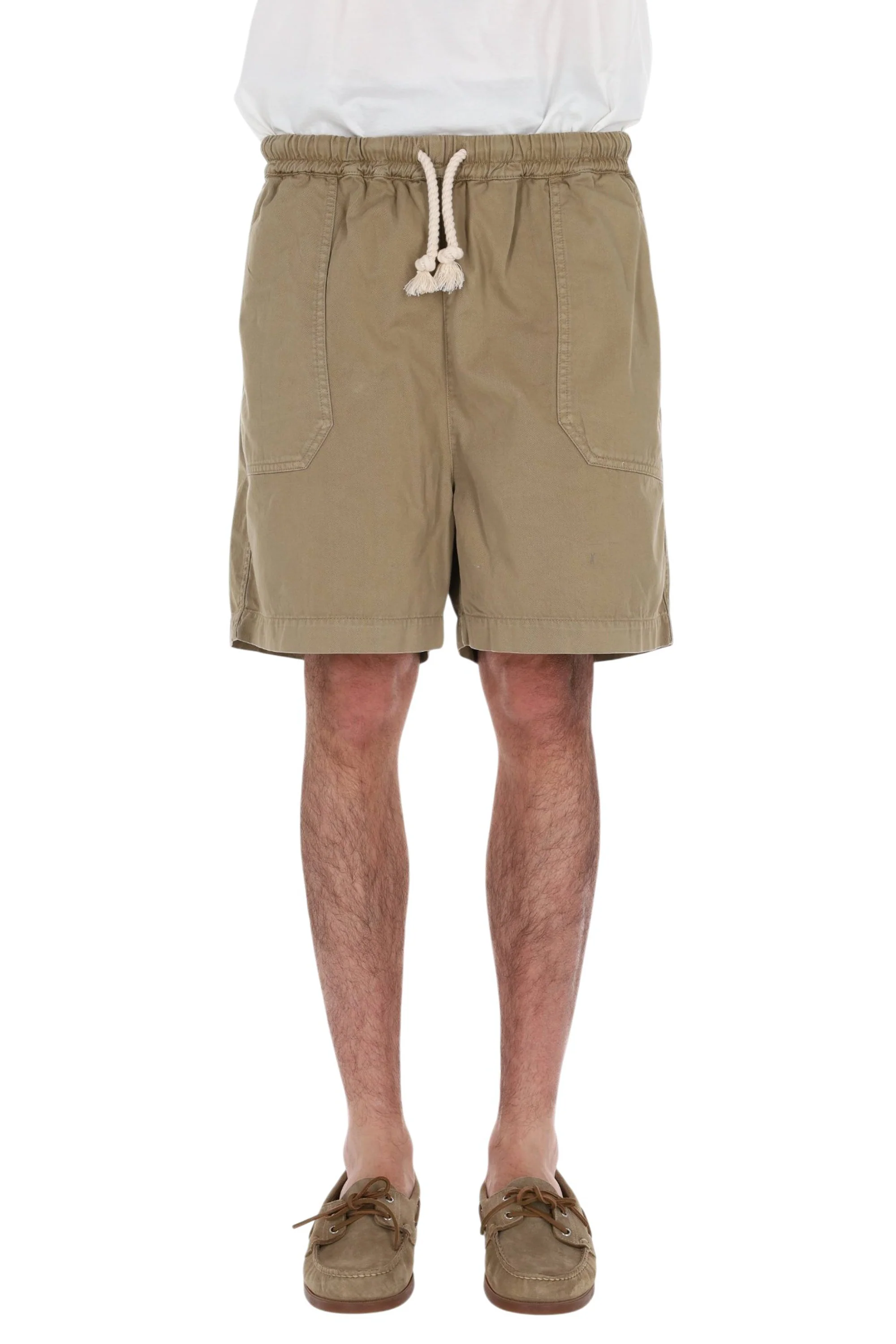 Officine Generale Classic Kaki Shorts for Men