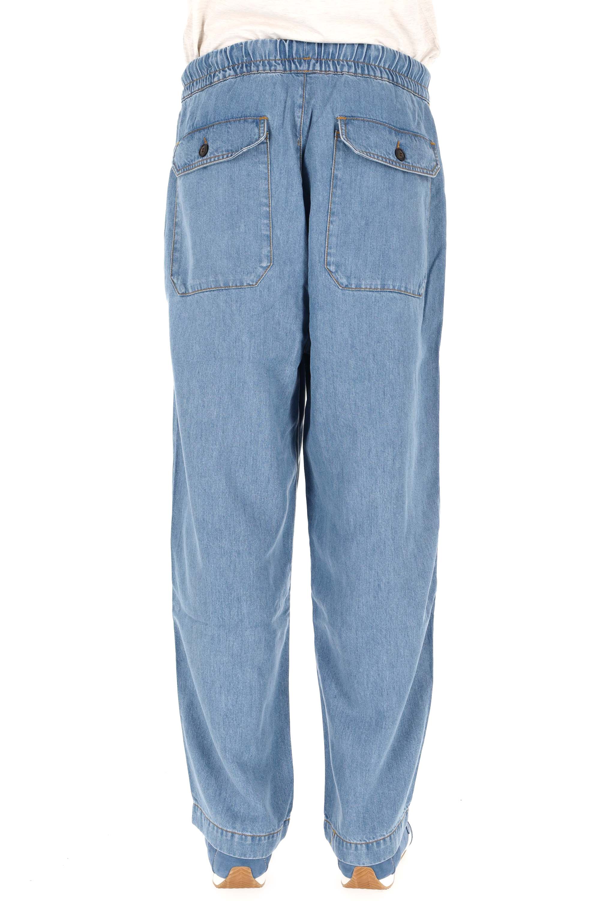 Officine Generale Denim Relaxed Fit Jeans - Image 3