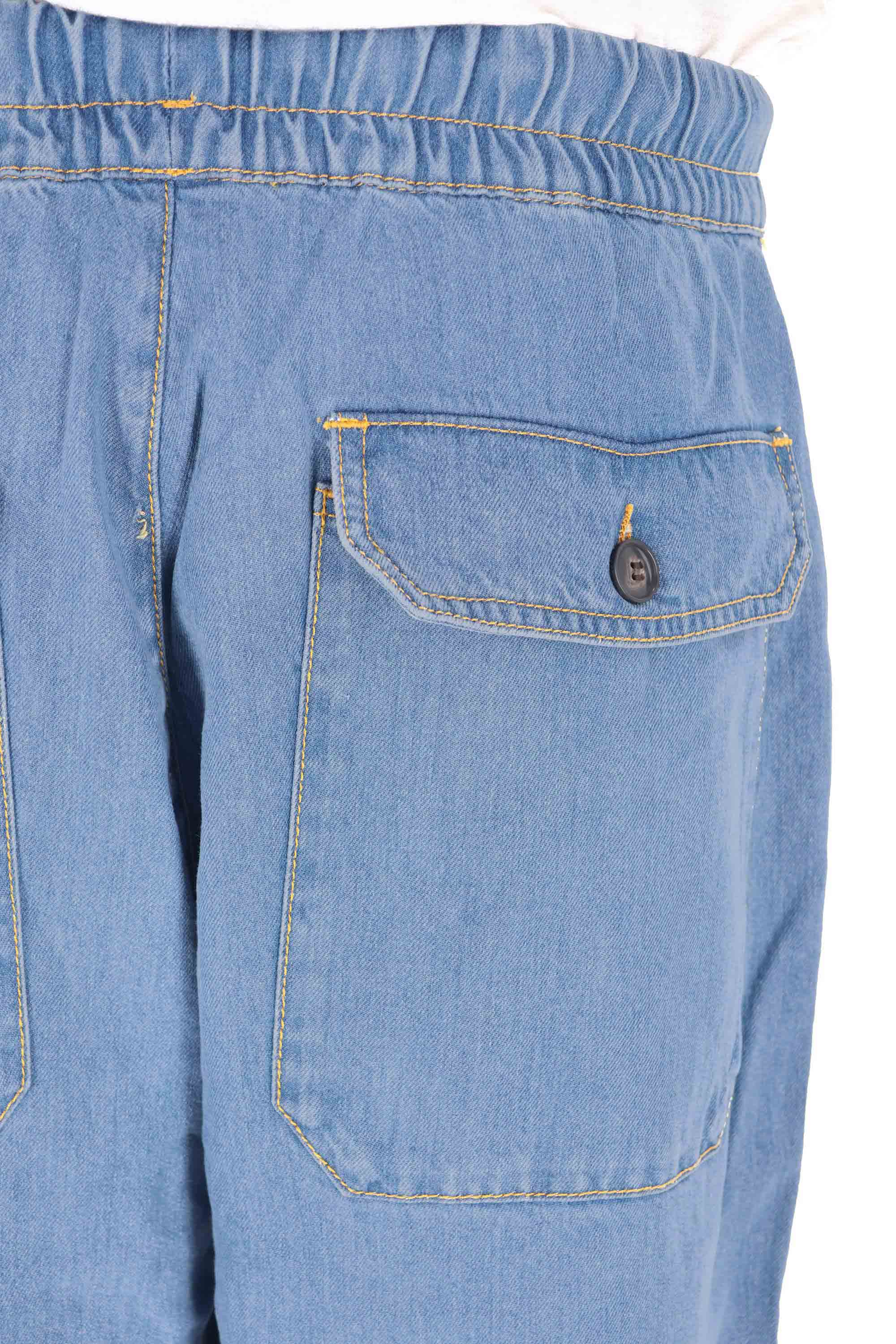 Officine Generale Denim Relaxed Fit Jeans - Image 4
