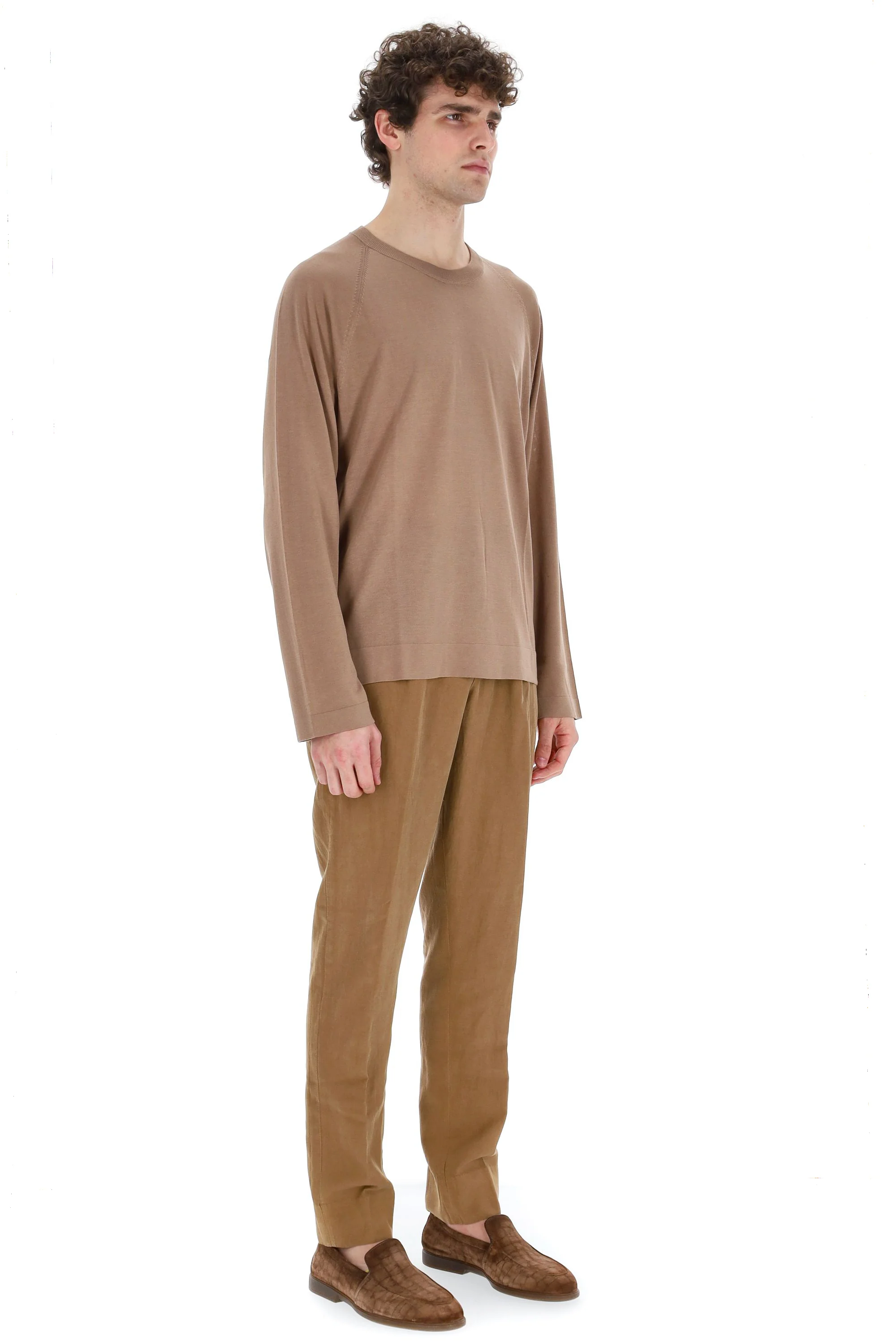 Officine Generale Elegant Lightweight Knit Sweater for Men - Image 3