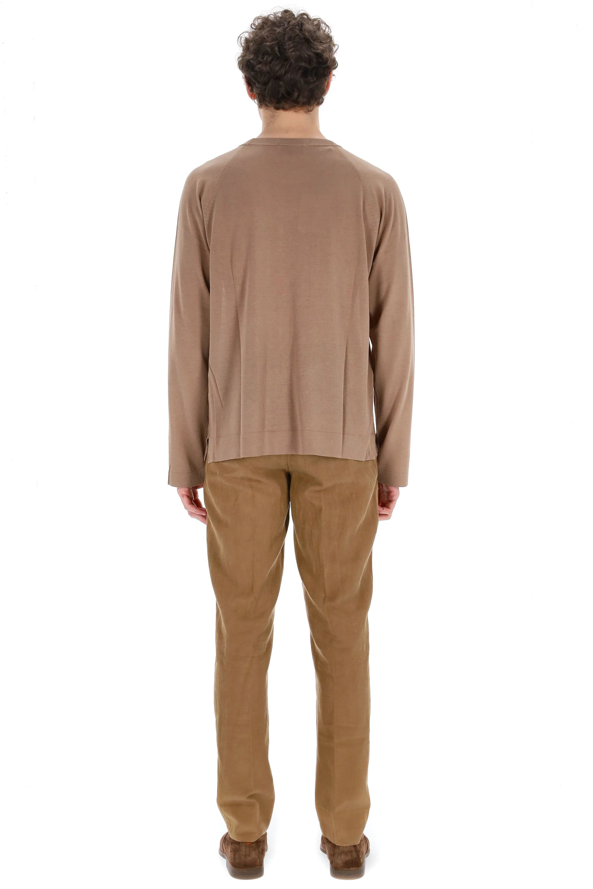 Officine Generale Elegant Lightweight Knit Sweater for Men - Image 4