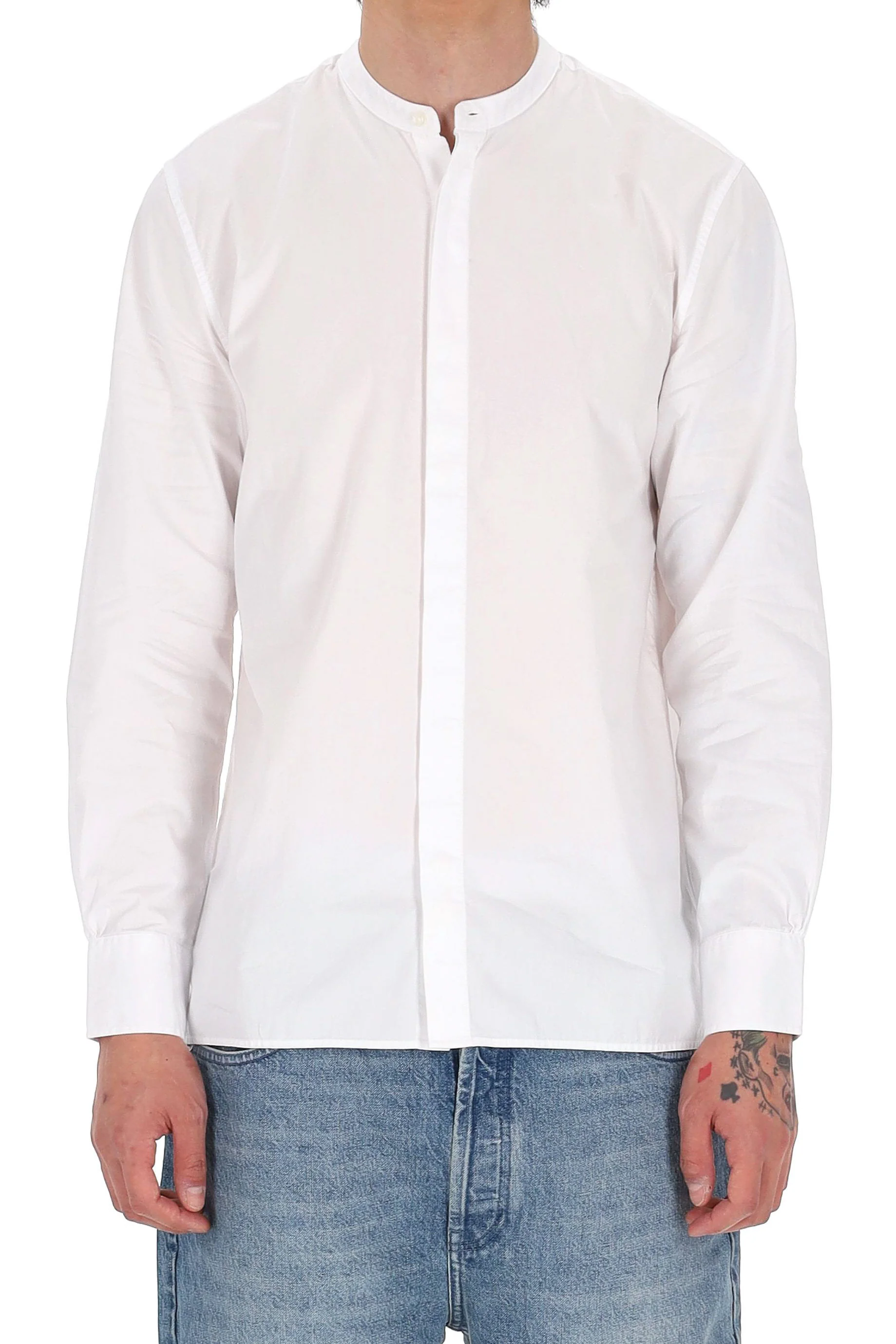 Officine Generale Men's Light and Natural Mini Shirt