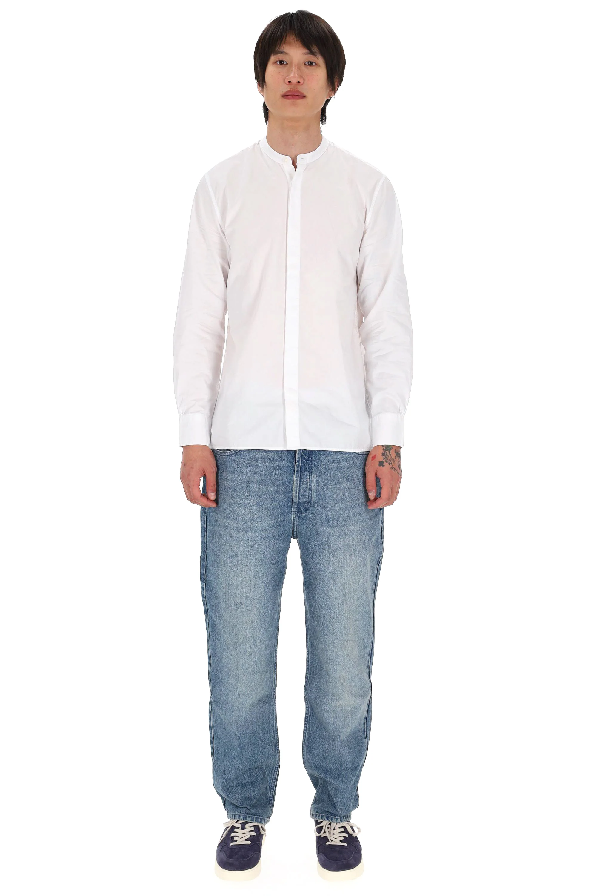 Officine Generale Men's Light and Natural Mini Shirt - Image 2