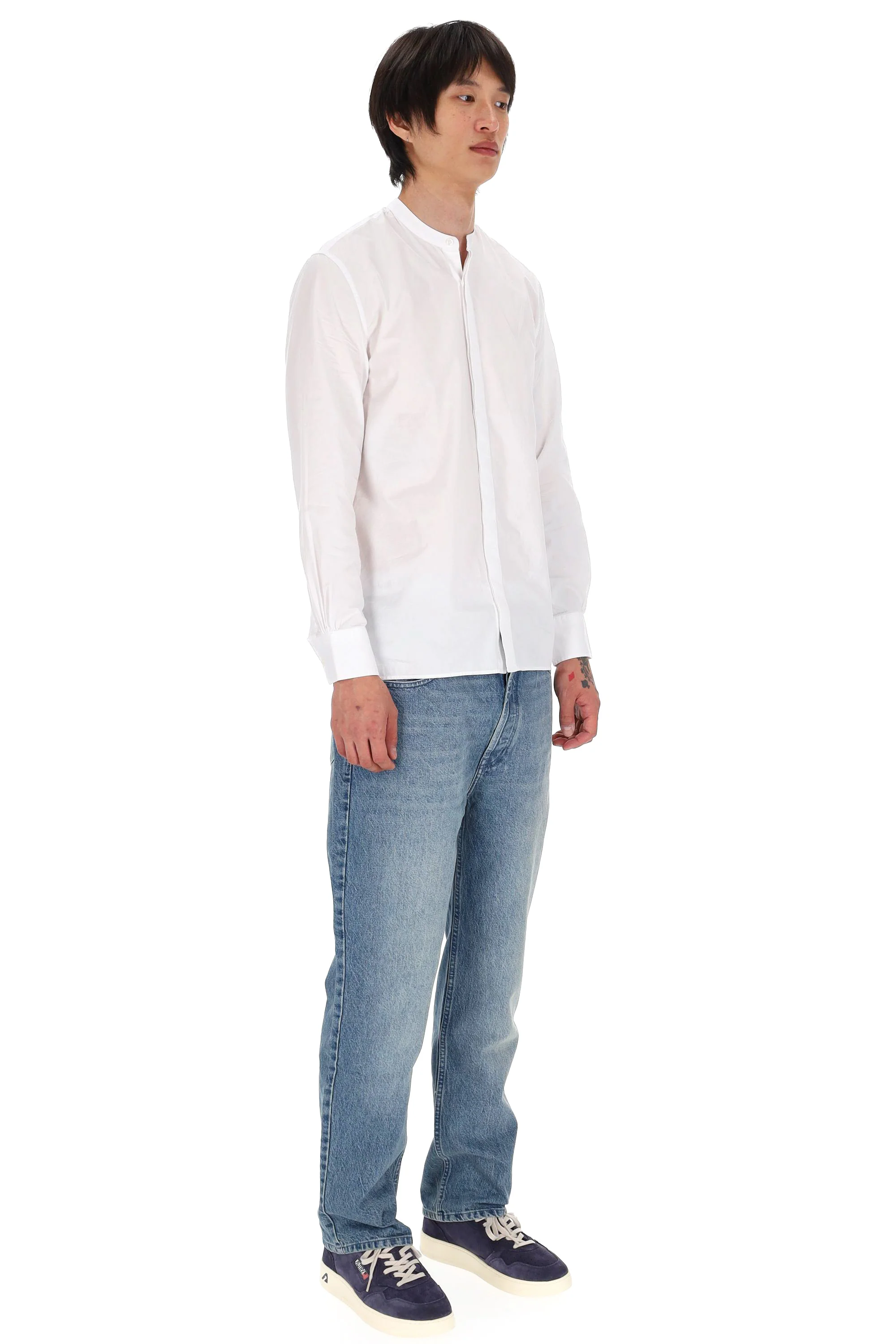 Officine Generale Men's Light and Natural Mini Shirt - Image 3