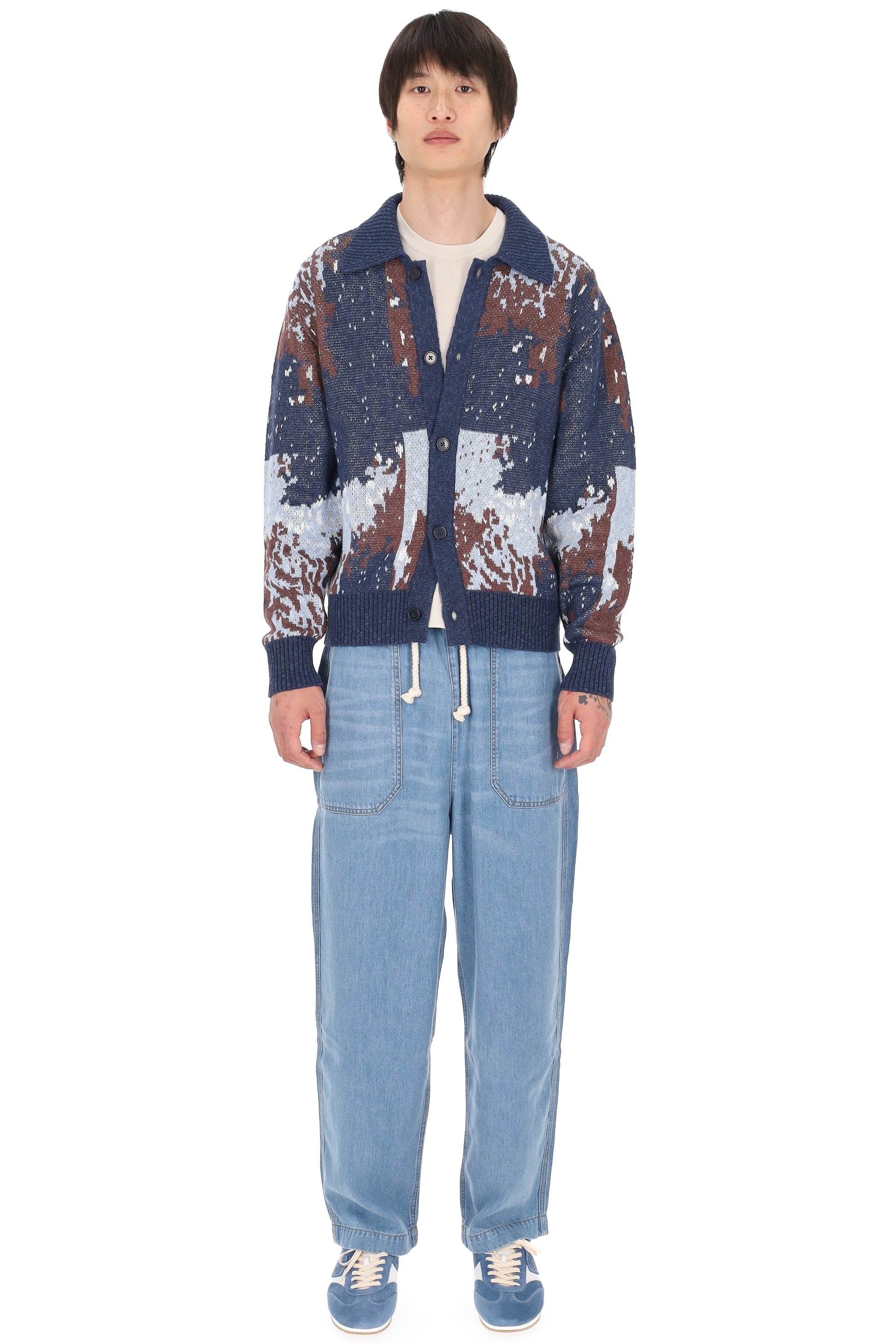 Officine Generale Multicolor Knit Sweater for Men - Image 2